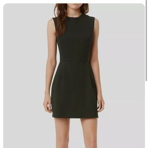 French Connection dark green mini dress